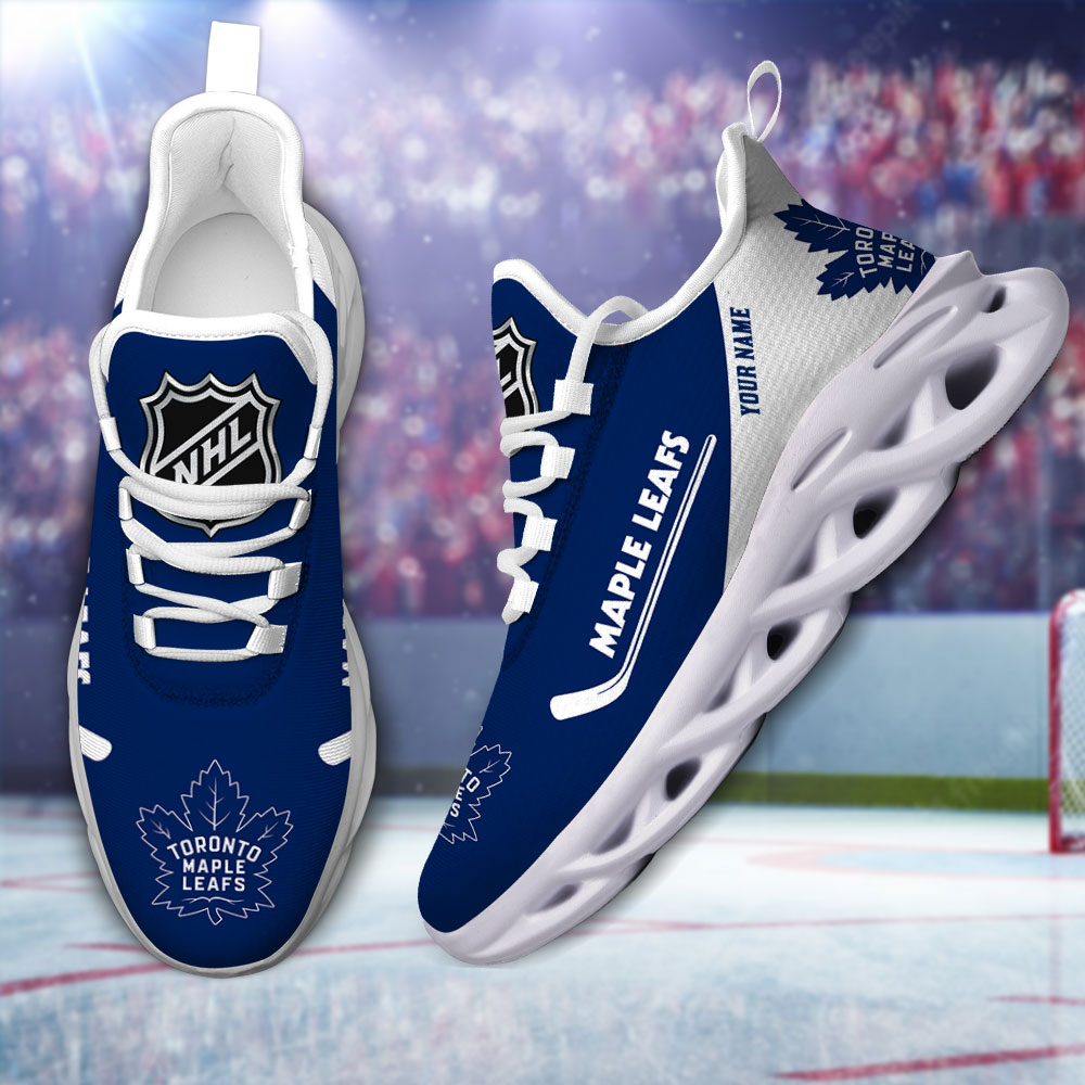 Custom Name Toronto Maple Leafs PERSONALIZED MAX SOUL SHOES DS006 NEW 2022 M1 - Famjoys Custom Name Toronto Maple Leafs PERSONALIZED MAX SOUL SHOES DS006 NEW 2022 M1 - Famjoys