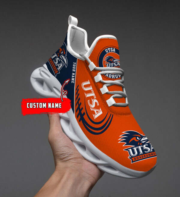 Custom Name UTSA Roadrunners PERSONALIZED MAX SOUL SHOES DS006 - Famjoys Custom Name UTSA Roadrunners PERSONALIZED MAX SOUL SHOES DS006 - Famjoys