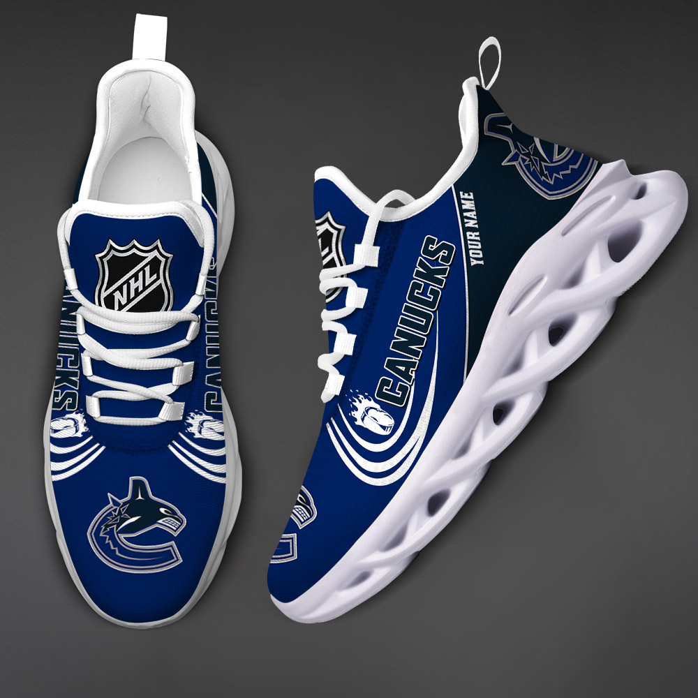 Custom Name Vancouver Canucks PERSONALIZED MAX SOUL SHOES DS006 - Famjoys Custom Name Vancouver Canucks PERSONALIZED MAX SOUL SHOES DS006 - Famjoys