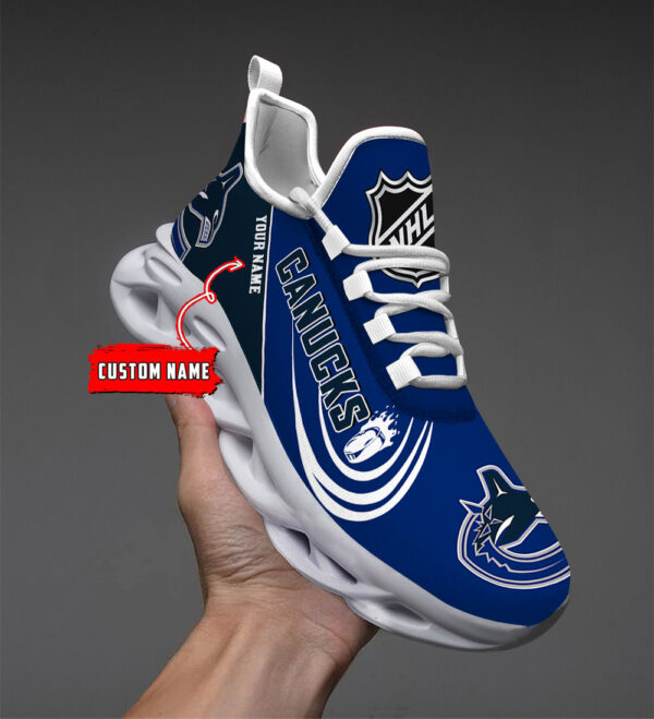 Custom Name Vancouver Canucks PERSONALIZED MAX SOUL SHOES DS006 - Famjoys Custom Name Vancouver Canucks PERSONALIZED MAX SOUL SHOES DS006 - Famjoys
