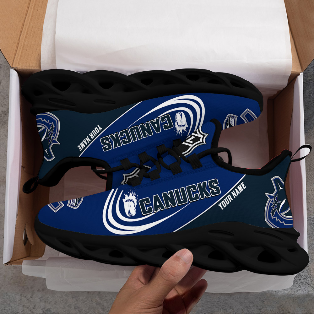 Custom Name Vancouver Canucks PERSONALIZED MAX SOUL SHOES DS006 - Famjoys Custom Name Vancouver Canucks PERSONALIZED MAX SOUL SHOES DS006 - Famjoys