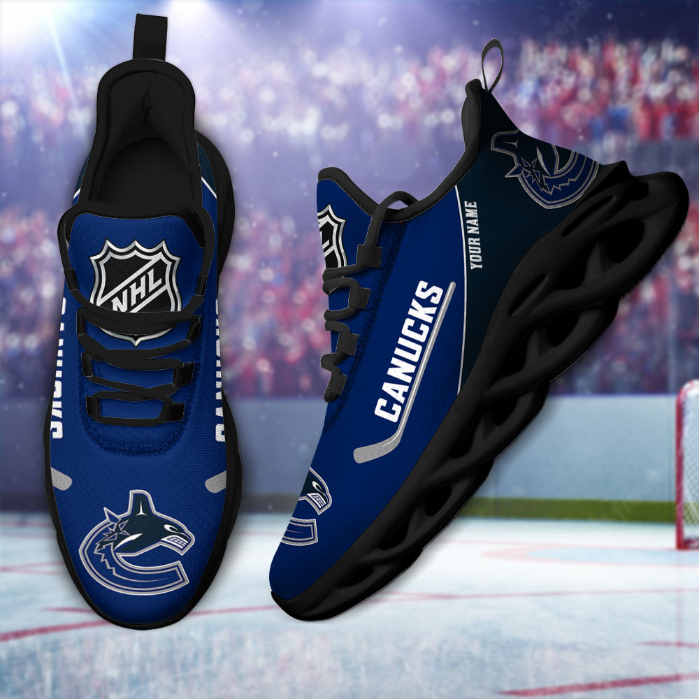 Custom Name Vancouver Canucks PERSONALIZED MAX SOUL SHOES DS006 NEW 2022 M1 - Famjoys Custom Name Vancouver Canucks PERSONALIZED MAX SOUL SHOES DS006 NEW 2022 M1 - Famjoys