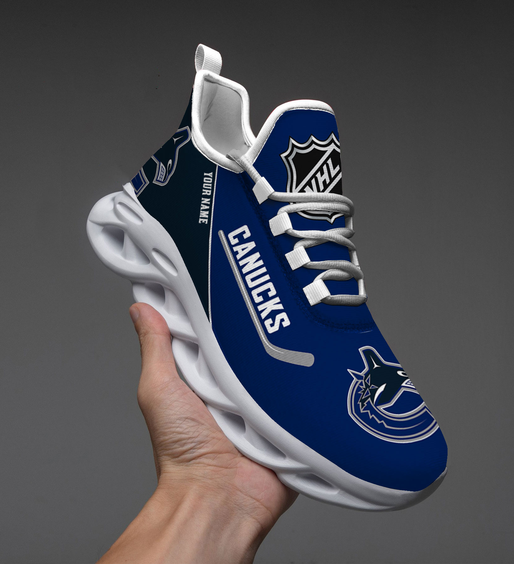 Custom Name Vancouver Canucks PERSONALIZED MAX SOUL SHOES DS006 NEW 2022 M1 - Famjoys Custom Name Vancouver Canucks PERSONALIZED MAX SOUL SHOES DS006 NEW 2022 M1 - Famjoys