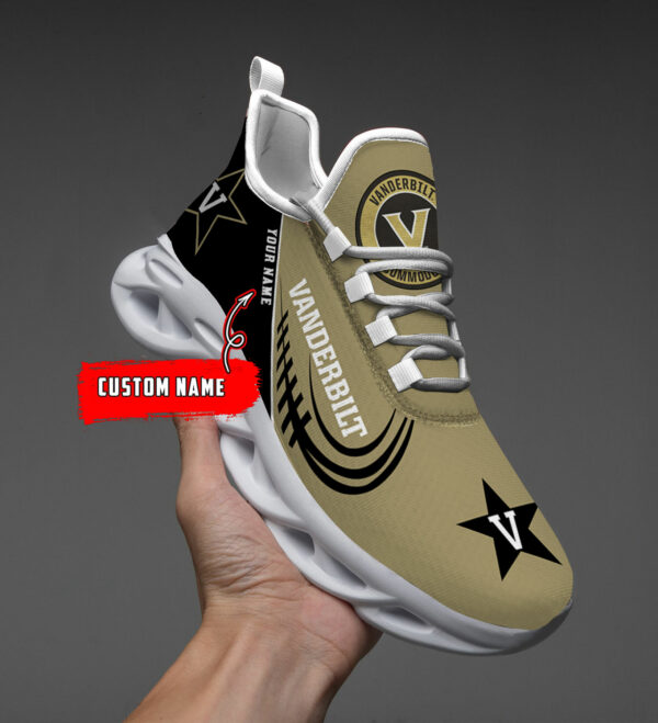 Custom Name Vanderbilt Commodores PERSONALIZED MAX SOUL SHOES DS006 - Famjoys Custom Name Vanderbilt Commodores PERSONALIZED MAX SOUL SHOES DS006 - Famjoys