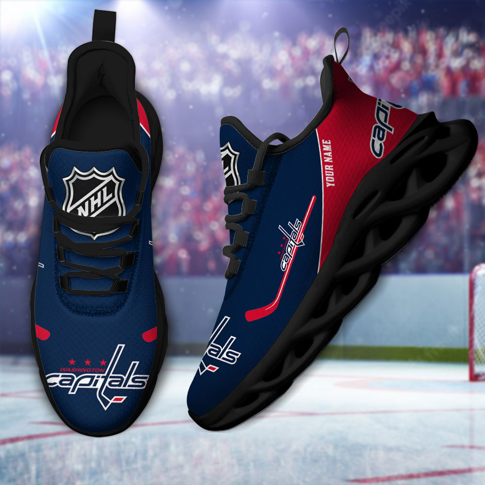 Custom Name Washington Capitals PERSONALIZED MAX SOUL SHOES DS006 NEW 2022 M1 - Famjoys Custom Name Washington Capitals PERSONALIZED MAX SOUL SHOES DS006 NEW 2022 M1 - Famjoys