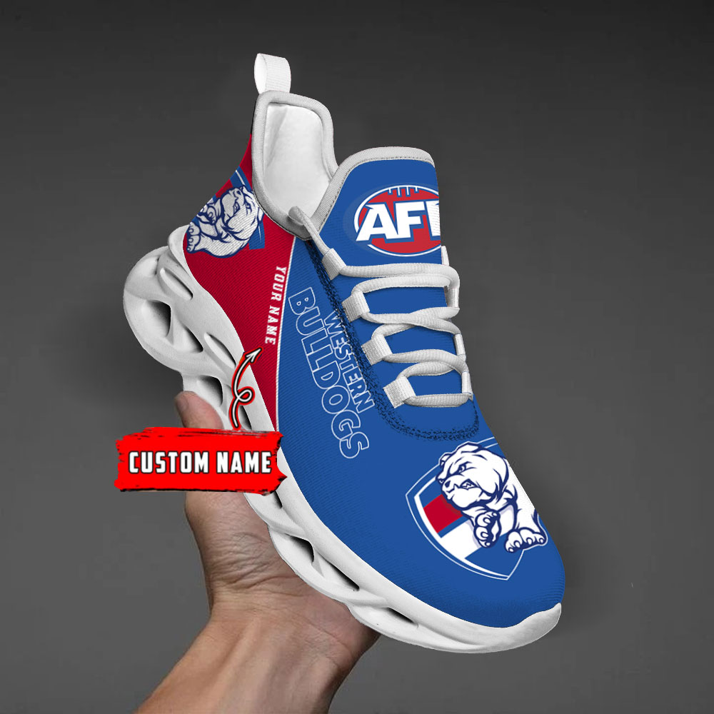 Custom Name Western Bulldogs PERSONALIZED MAX SOUL SHOES DS006 - Famjoys Custom Name Western Bulldogs PERSONALIZED MAX SOUL SHOES DS006 - Famjoys