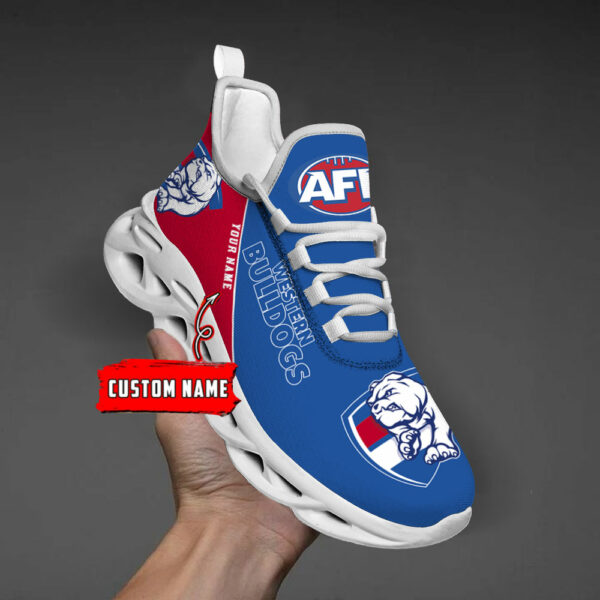 Custom Name Western Bulldogs PERSONALIZED MAX SOUL SHOES DS006 - Famjoys Custom Name Western Bulldogs PERSONALIZED MAX SOUL SHOES DS006 - Famjoys