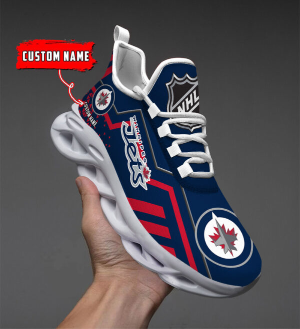 Custom Name Winnipeg Jets PERSONALIZED MAX SOUL SHOES DS001 NEW 2022 - Famjoys Custom Name Winnipeg Jets PERSONALIZED MAX SOUL SHOES DS001 NEW 2022 - Famjoys