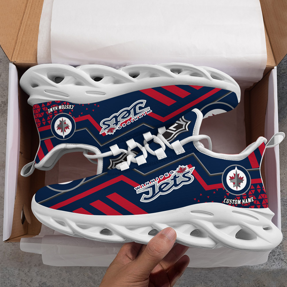 Custom Name Winnipeg Jets PERSONALIZED MAX SOUL SHOES DS001 NEW 2022 - Famjoys Custom Name Winnipeg Jets PERSONALIZED MAX SOUL SHOES DS001 NEW 2022 - Famjoys
