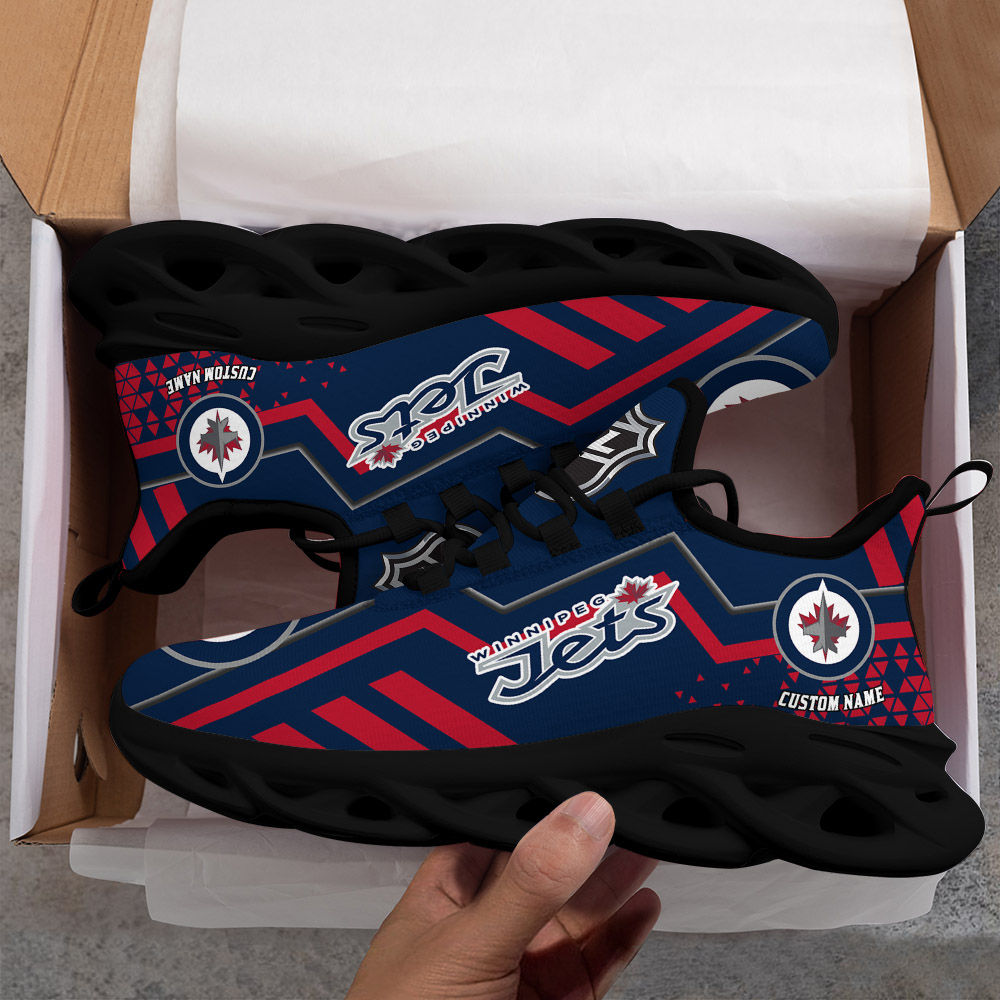 Custom Name Winnipeg Jets PERSONALIZED MAX SOUL SHOES DS001 NEW 2022 - Famjoys Custom Name Winnipeg Jets PERSONALIZED MAX SOUL SHOES DS001 NEW 2022 - Famjoys
