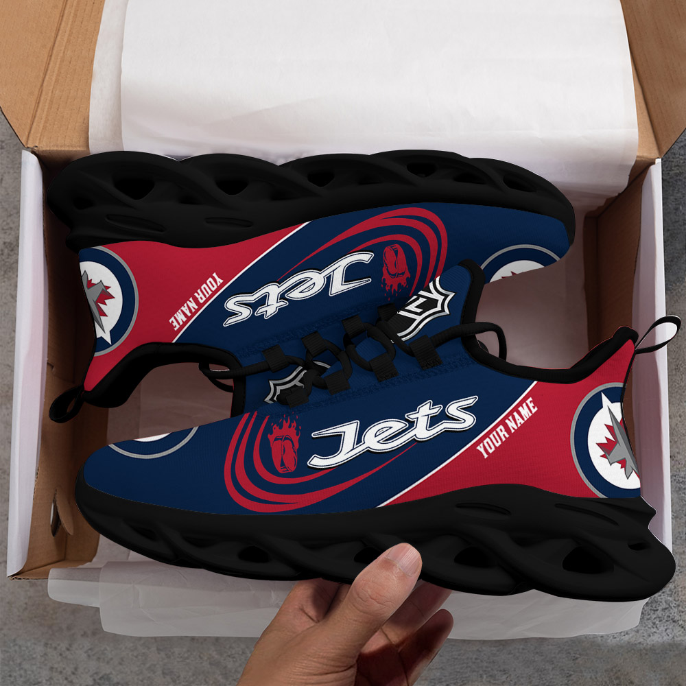 Custom Name Winnipeg Jets PERSONALIZED MAX SOUL SHOES DS006 - Famjoys Custom Name Winnipeg Jets PERSONALIZED MAX SOUL SHOES DS006 - Famjoys