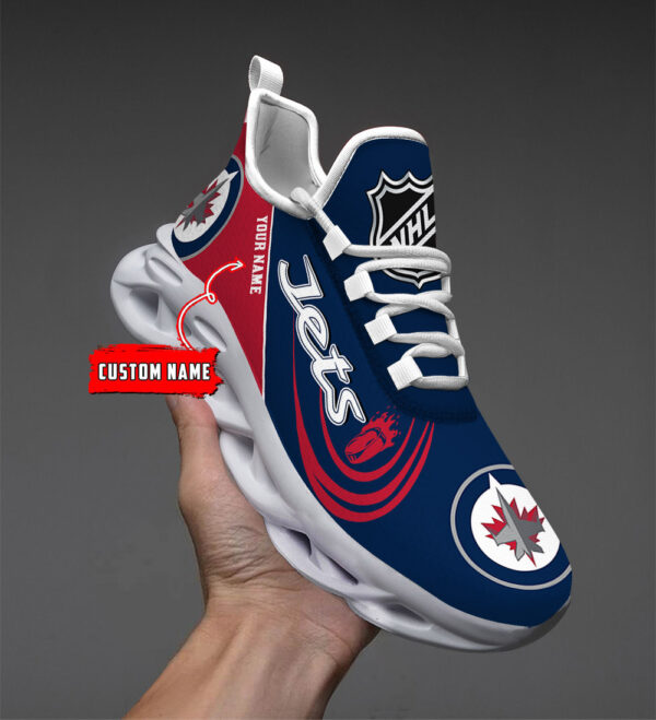 Custom Name Winnipeg Jets PERSONALIZED MAX SOUL SHOES DS006 - Famjoys Custom Name Winnipeg Jets PERSONALIZED MAX SOUL SHOES DS006 - Famjoys