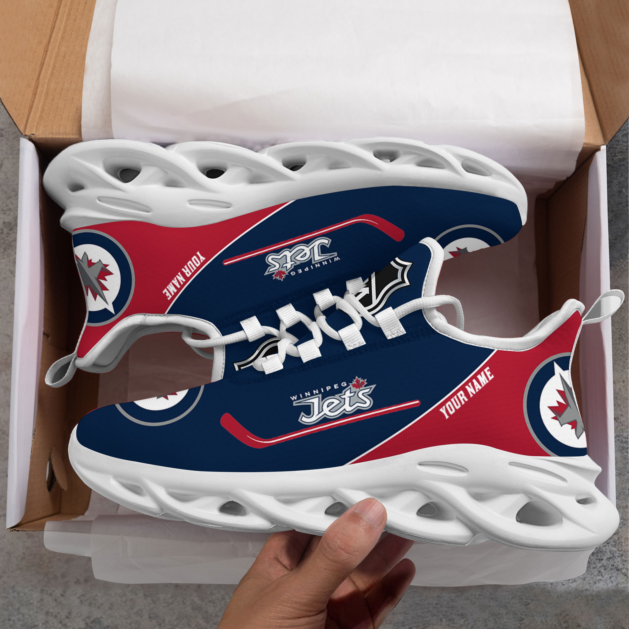 Custom Name Winnipeg Jets PERSONALIZED MAX SOUL SHOES DS006 NEW 2022 M1 - Famjoys Custom Name Winnipeg Jets PERSONALIZED MAX SOUL SHOES DS006 NEW 2022 M1 - Famjoys