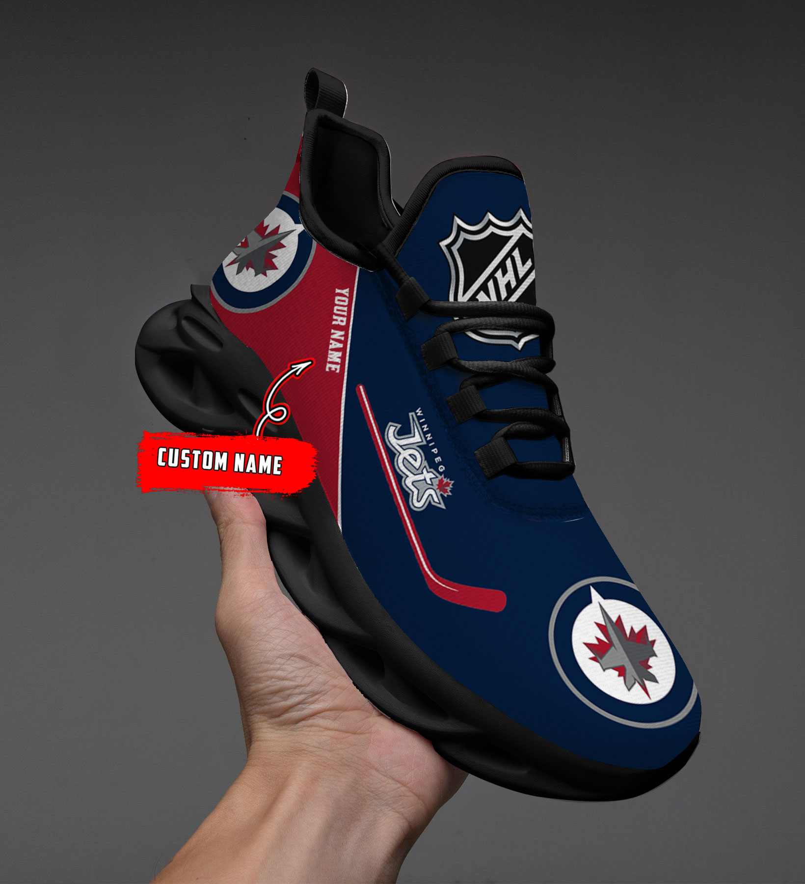 Custom Name Winnipeg Jets PERSONALIZED MAX SOUL SHOES DS006 NEW 2022 M1 - Famjoys Custom Name Winnipeg Jets PERSONALIZED MAX SOUL SHOES DS006 NEW 2022 M1 - Famjoys