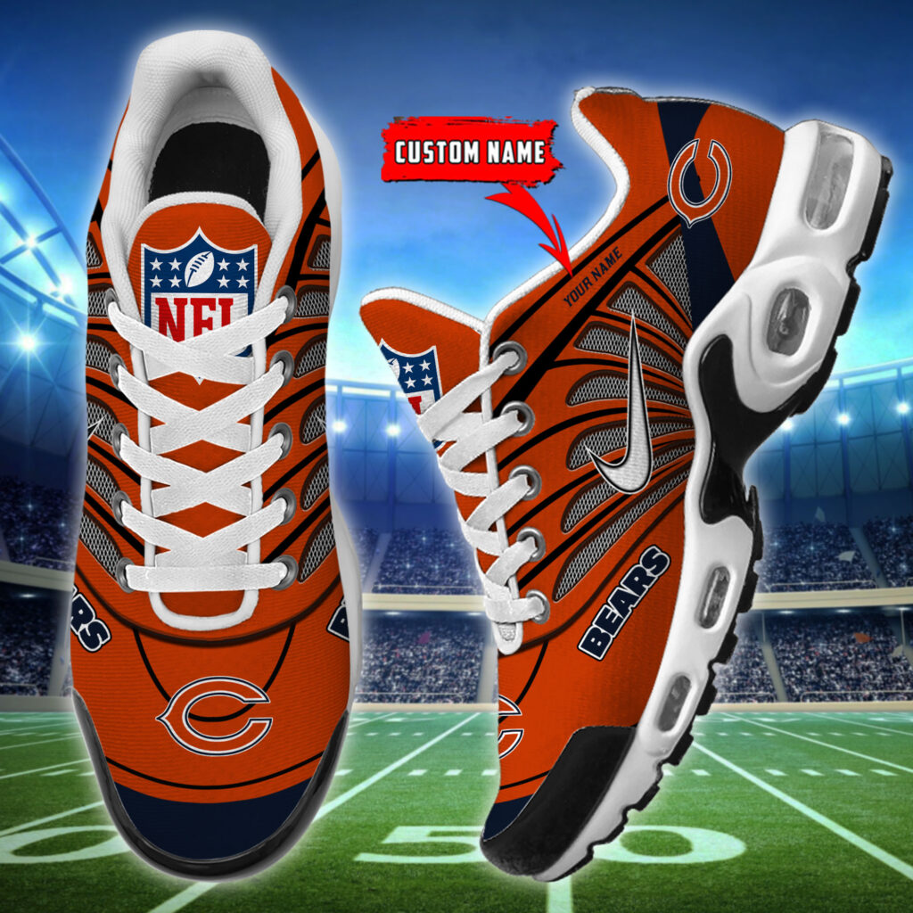 Customize Your Name with Chicago Bears Ver 39 Sport Shoes - Famjoys Customize Your Name with Chicago Bears Ver 39 Sport Shoes - Famjoys