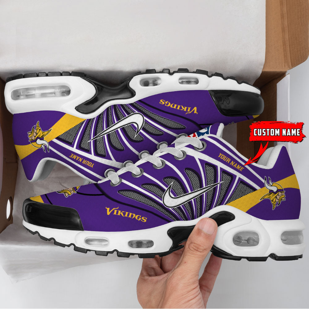 Customize Your Name with Minnesota Vikings Ver 39 Sport Shoes - Famjoys Customize Your Name with Minnesota Vikings Ver 39 Sport Shoes - Famjoys