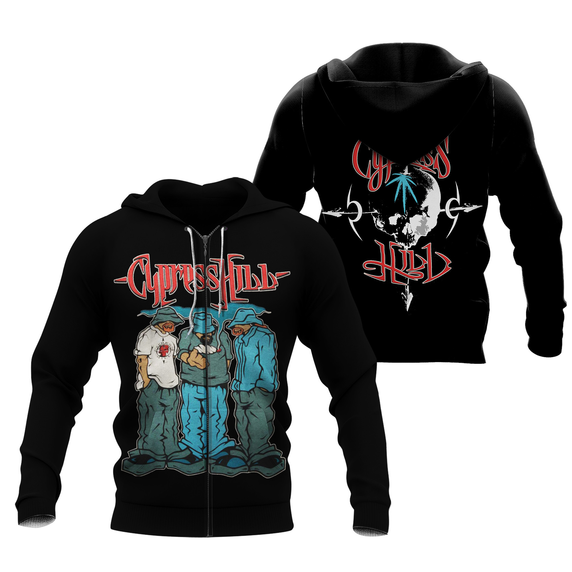 Cypress Hill 3D Over Printed Shirt - Famjoys Cypress Hill 3D Over Printed Shirt - Famjoys