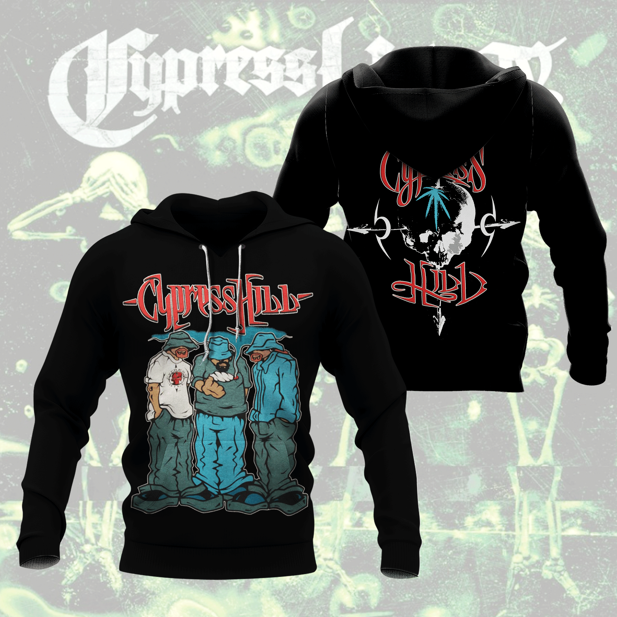 Cypress Hill 3D Over Printed Shirt - Famjoys Cypress Hill 3D Over Printed Shirt - Famjoys