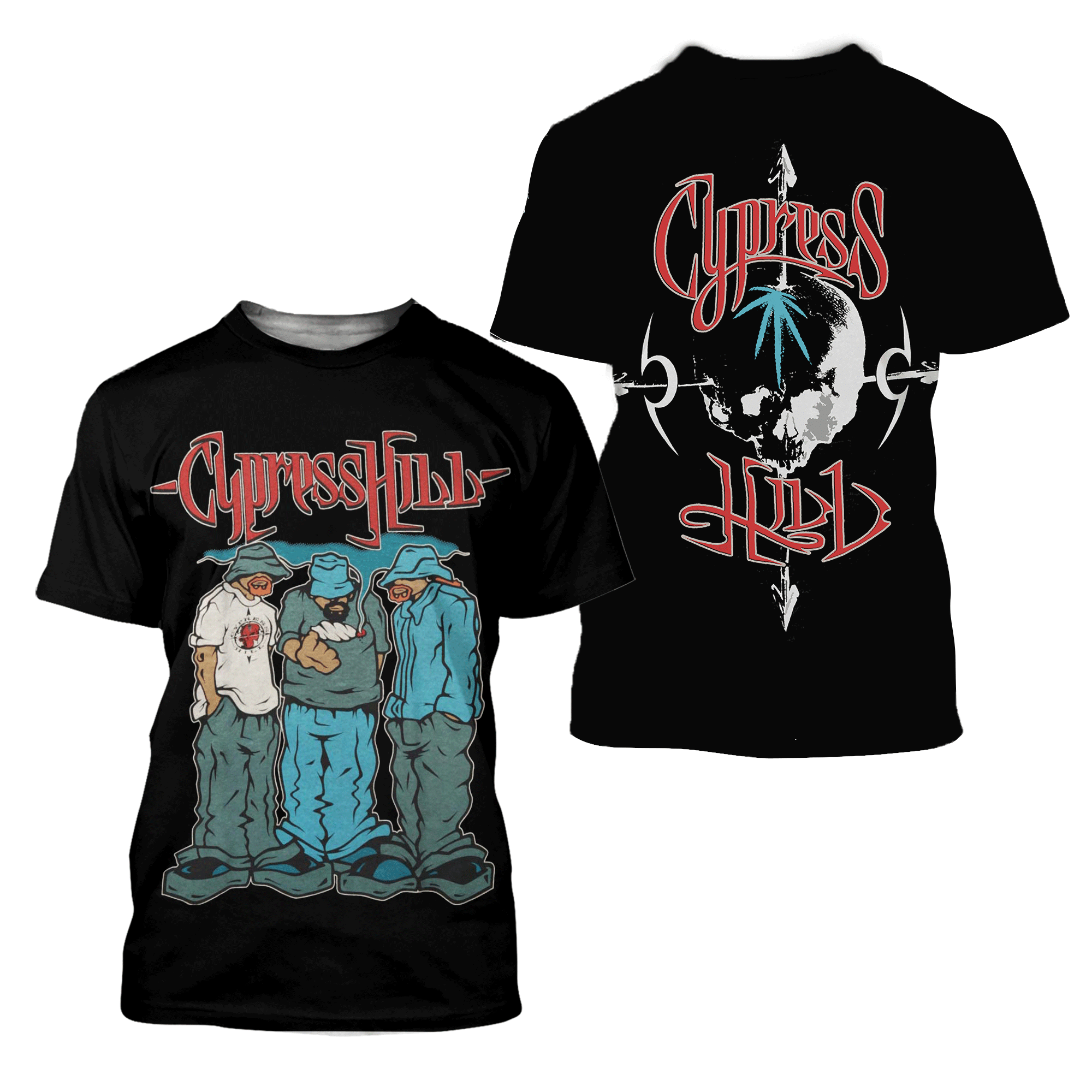 Cypress Hill 3D Over Printed Shirt - Famjoys Cypress Hill 3D Over Printed Shirt - Famjoys