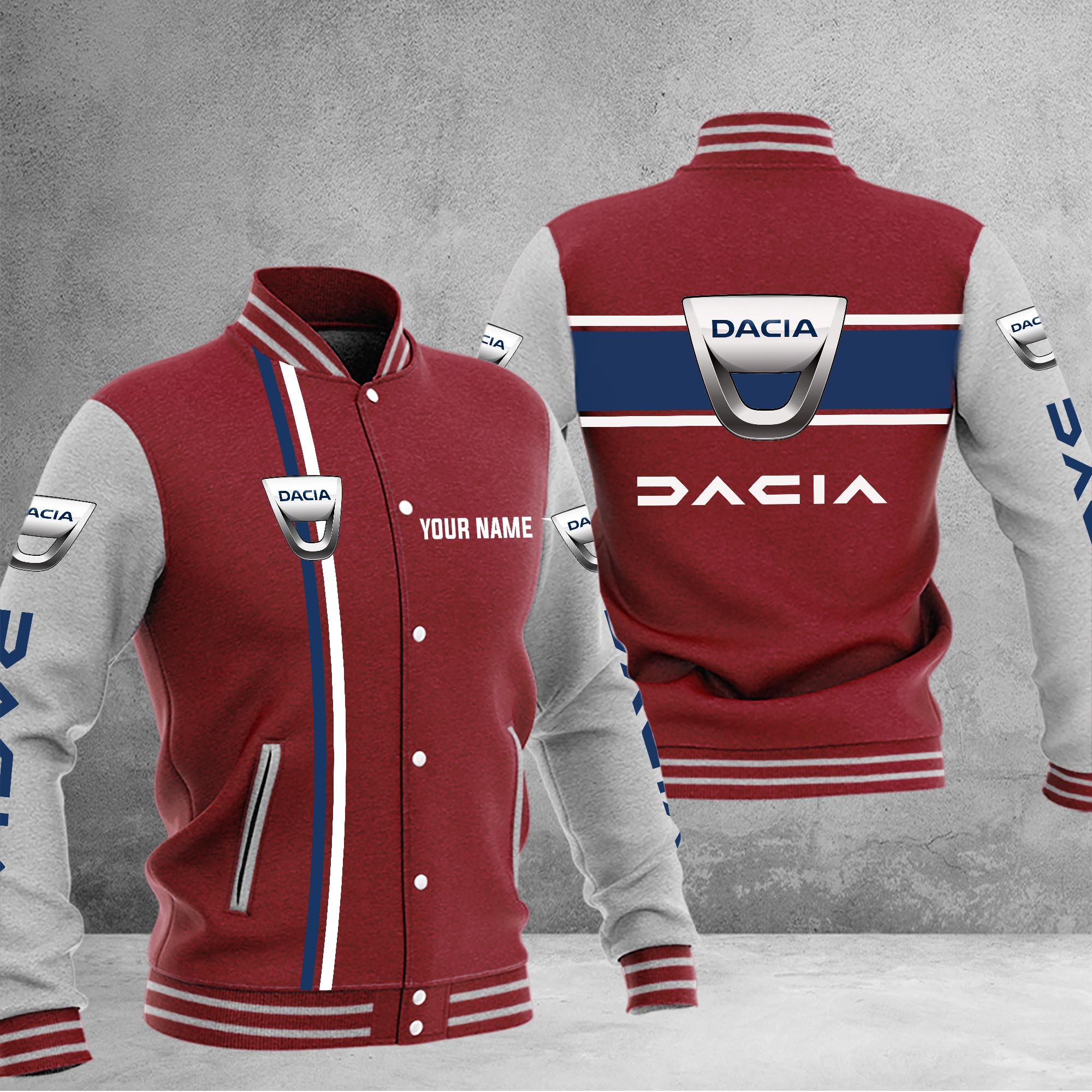 Dacia Baseball Jacket - Famjoys Dacia Baseball Jacket - Famjoys