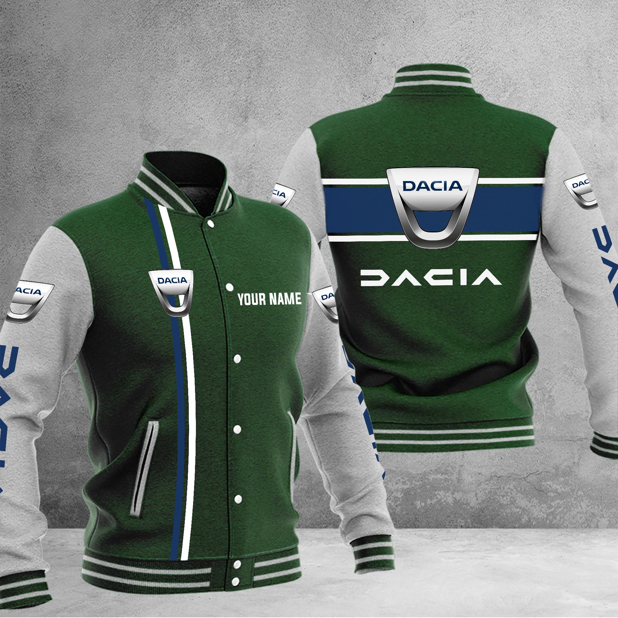 Dacia Baseball Jacket - Famjoys Dacia Baseball Jacket - Famjoys