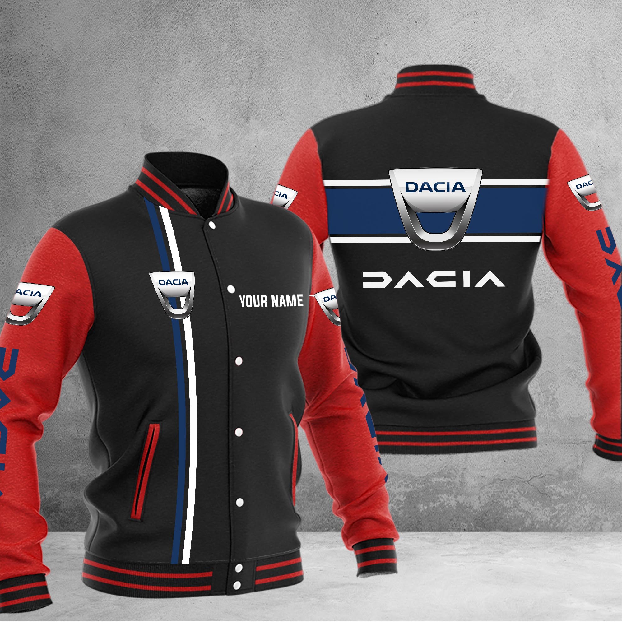 Dacia Baseball Jacket - Famjoys Dacia Baseball Jacket - Famjoys