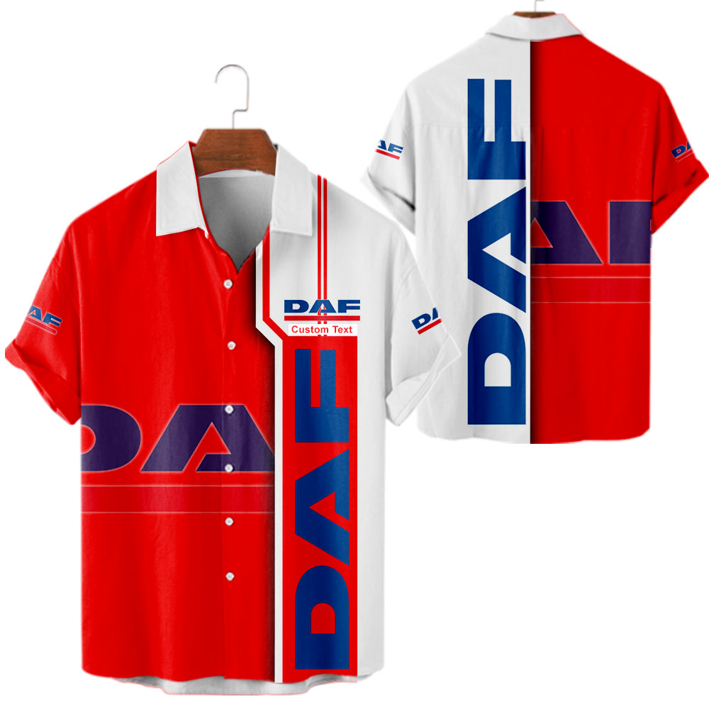 Daf 3D Apparel Zip Hoodie,Pant,Polo, Button Hawaii Shirt Personalized - Famjoys Daf 3D Apparel Zip Hoodie,Pant,Polo, Button Hawaii Shirt Personalized - Famjoys
