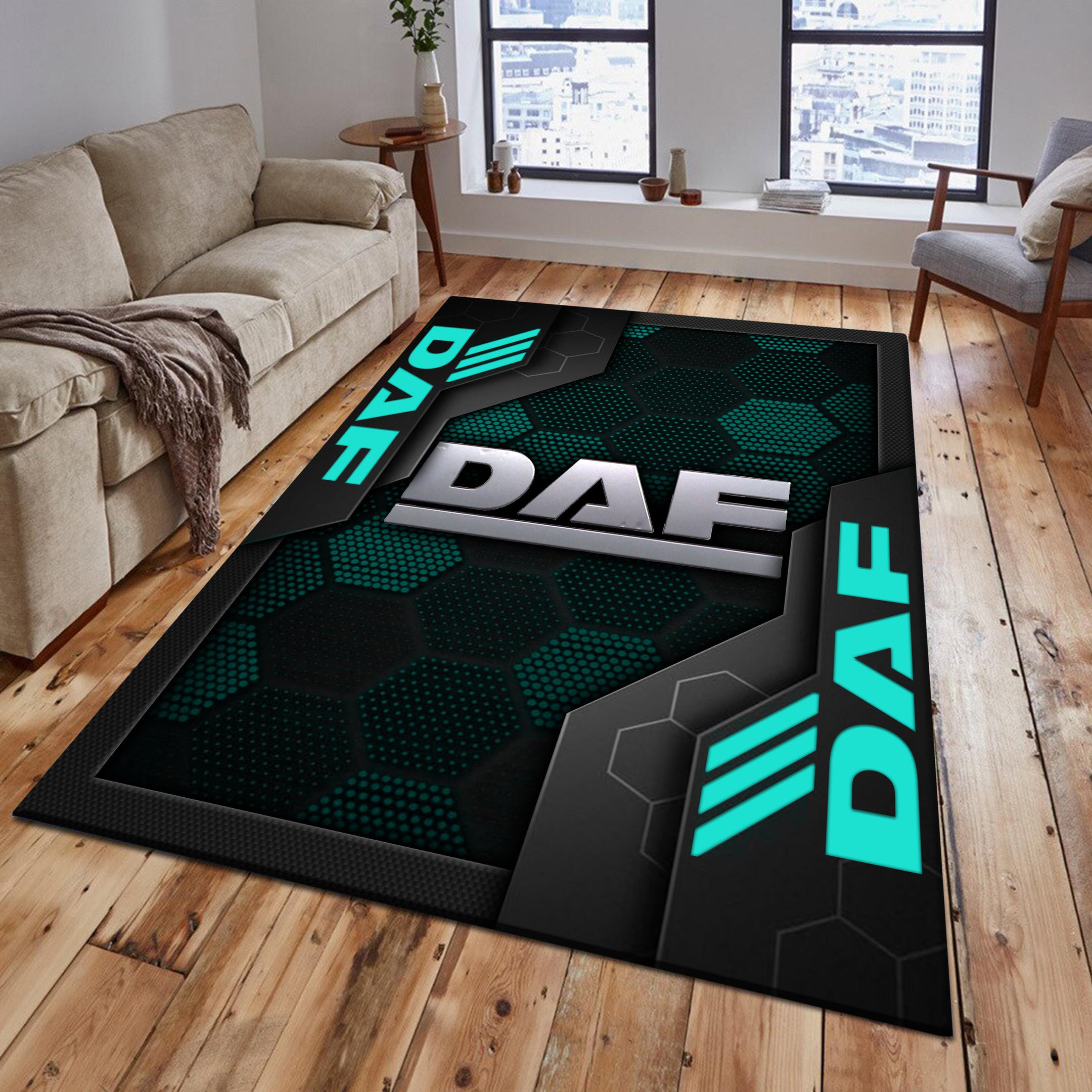 DAF Area Rugs 25 Multicolor - Famjoys DAF Area Rugs 25 Multicolor - Famjoys