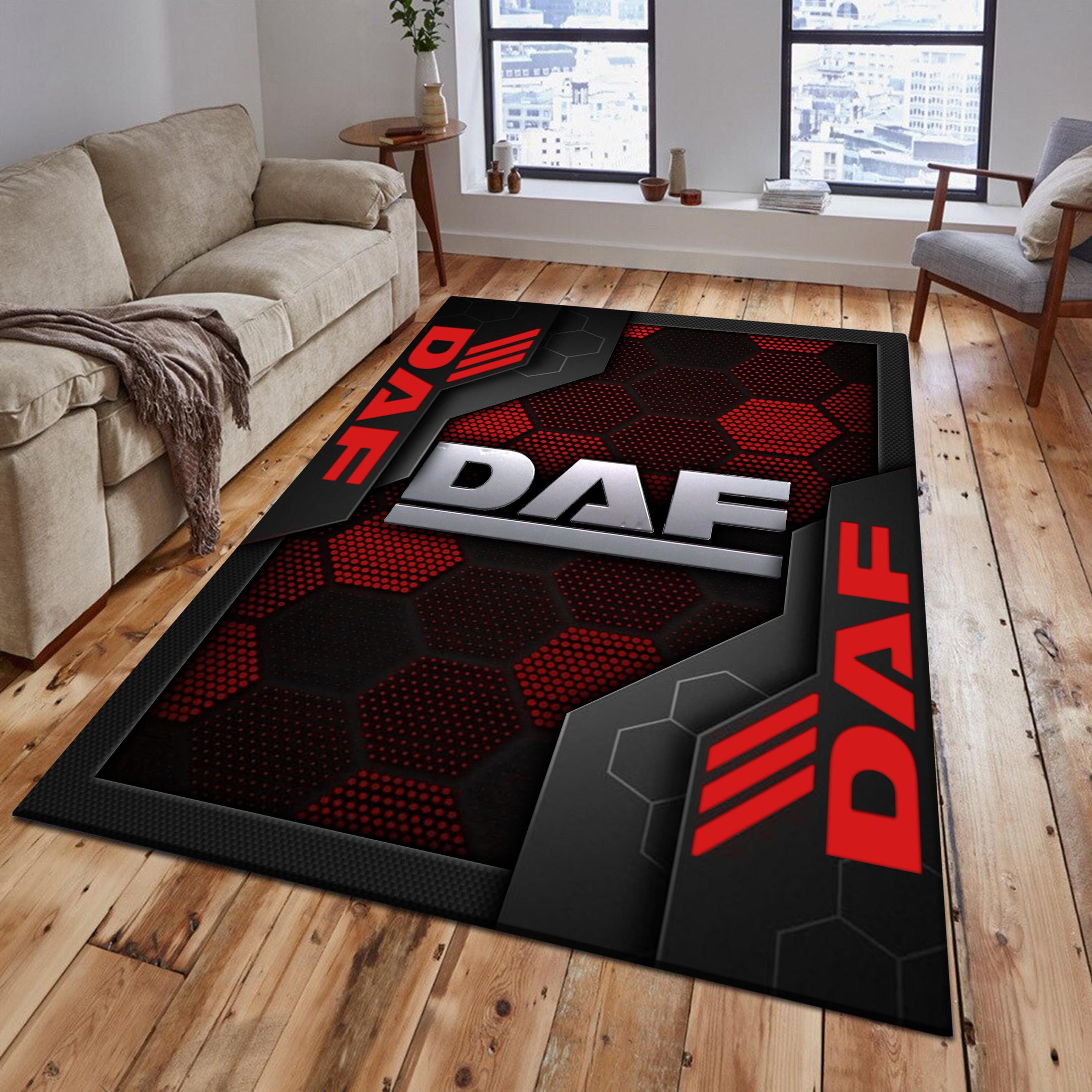 DAF Area Rugs 25 Multicolor - Famjoys DAF Area Rugs 25 Multicolor - Famjoys