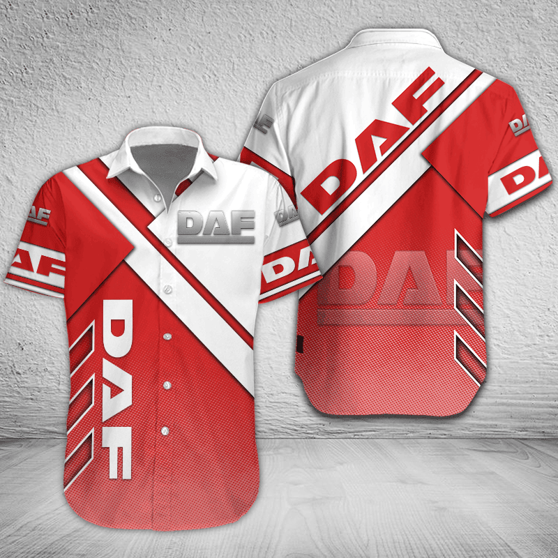DAF Button Shirt Custom Name, Multicolor - Famjoys DAF Button Shirt Custom Name, Multicolor - Famjoys