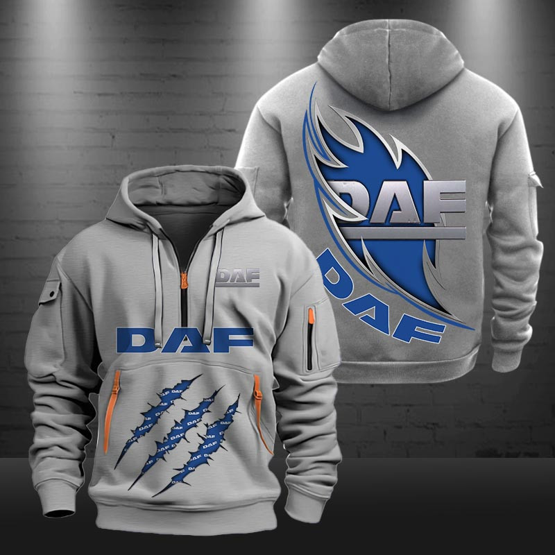 DAF New Zip Hoodie 0436 Multicolor - Famjoys DAF New Zip Hoodie 0436 Multicolor - Famjoys