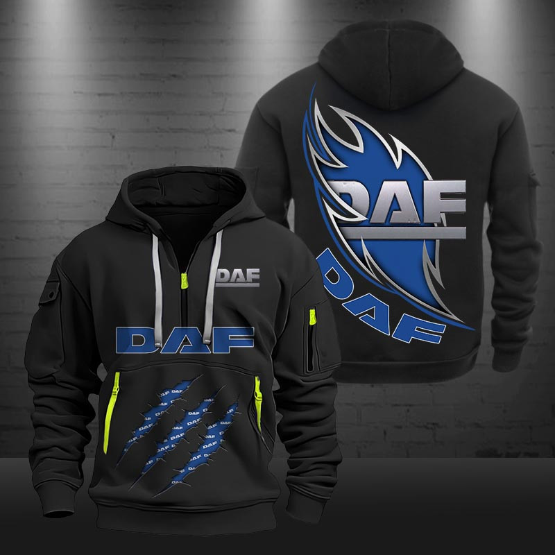 DAF New Zip Hoodie 0436 Multicolor - Famjoys DAF New Zip Hoodie 0436 Multicolor - Famjoys