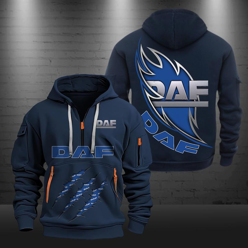 DAF New Zip Hoodie 0436 Multicolor - Famjoys DAF New Zip Hoodie 0436 Multicolor - Famjoys
