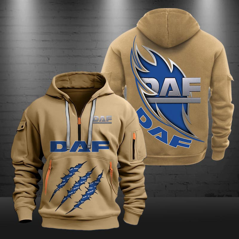 DAF New Zip Hoodie 0436 Multicolor - Famjoys DAF New Zip Hoodie 0436 Multicolor - Famjoys