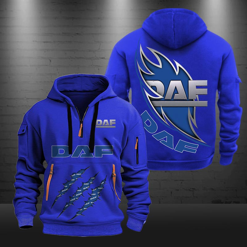 DAF New Zip Hoodie 0436 Multicolor - Famjoys DAF New Zip Hoodie 0436 Multicolor - Famjoys