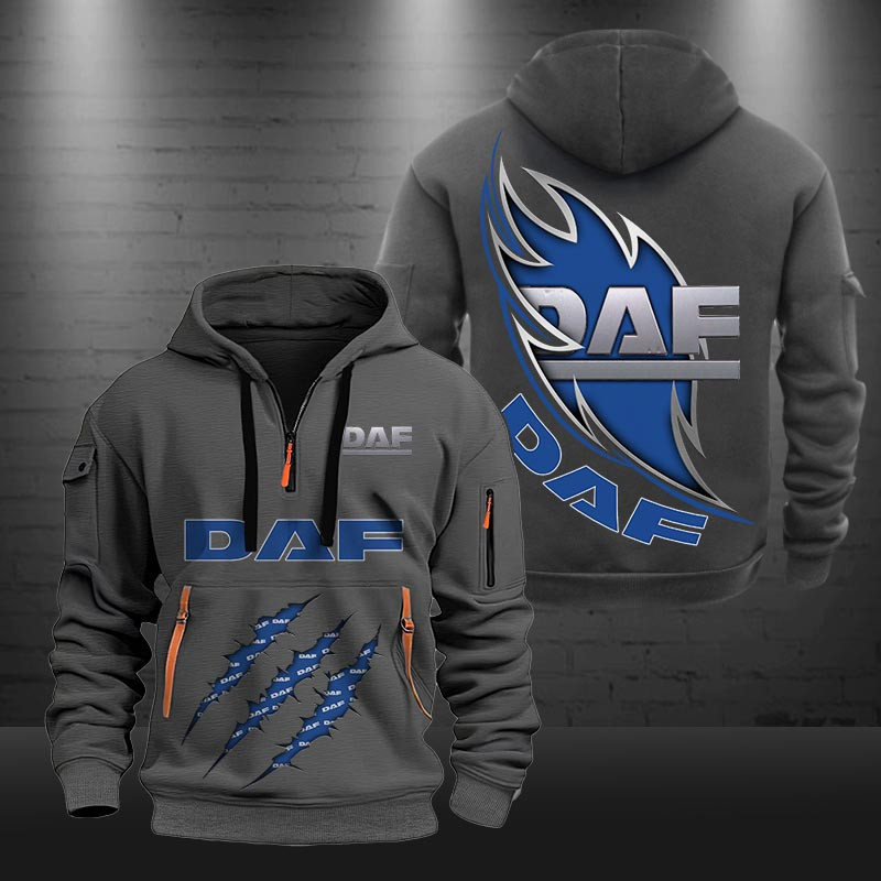 DAF New Zip Hoodie 0436 Multicolor - Famjoys DAF New Zip Hoodie 0436 Multicolor - Famjoys