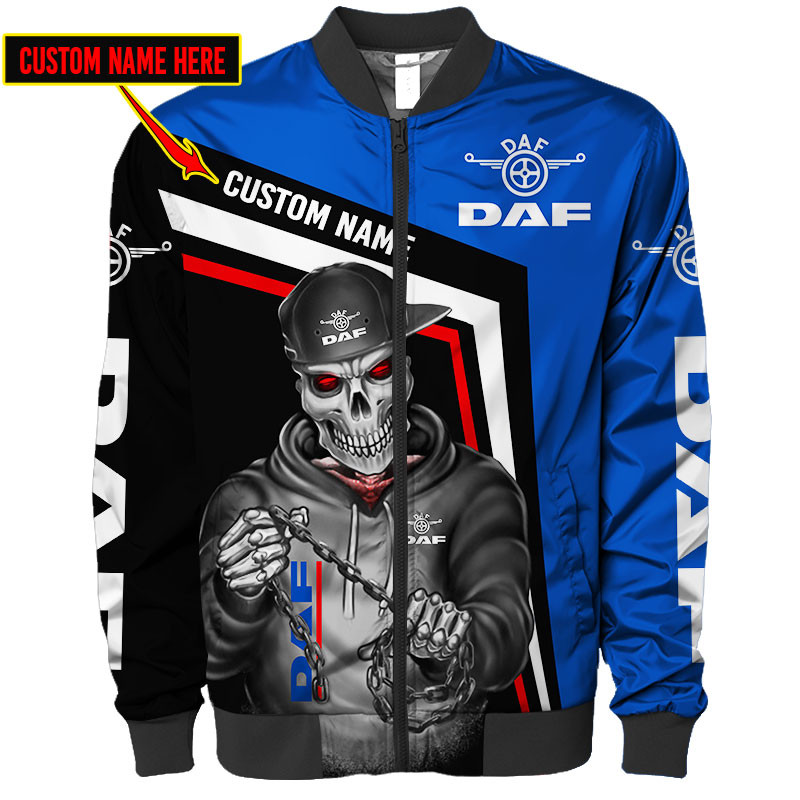 DAF Skull Tshirt, sweatshirt, Polo, Hawaiian, Hoodie 3D Apparel Full Printing Custom Name - Famjoys DAF Skull Tshirt, sweatshirt, Polo, Hawaiian, Hoodie 3D Apparel Full Printing Custom Name - Famjoys