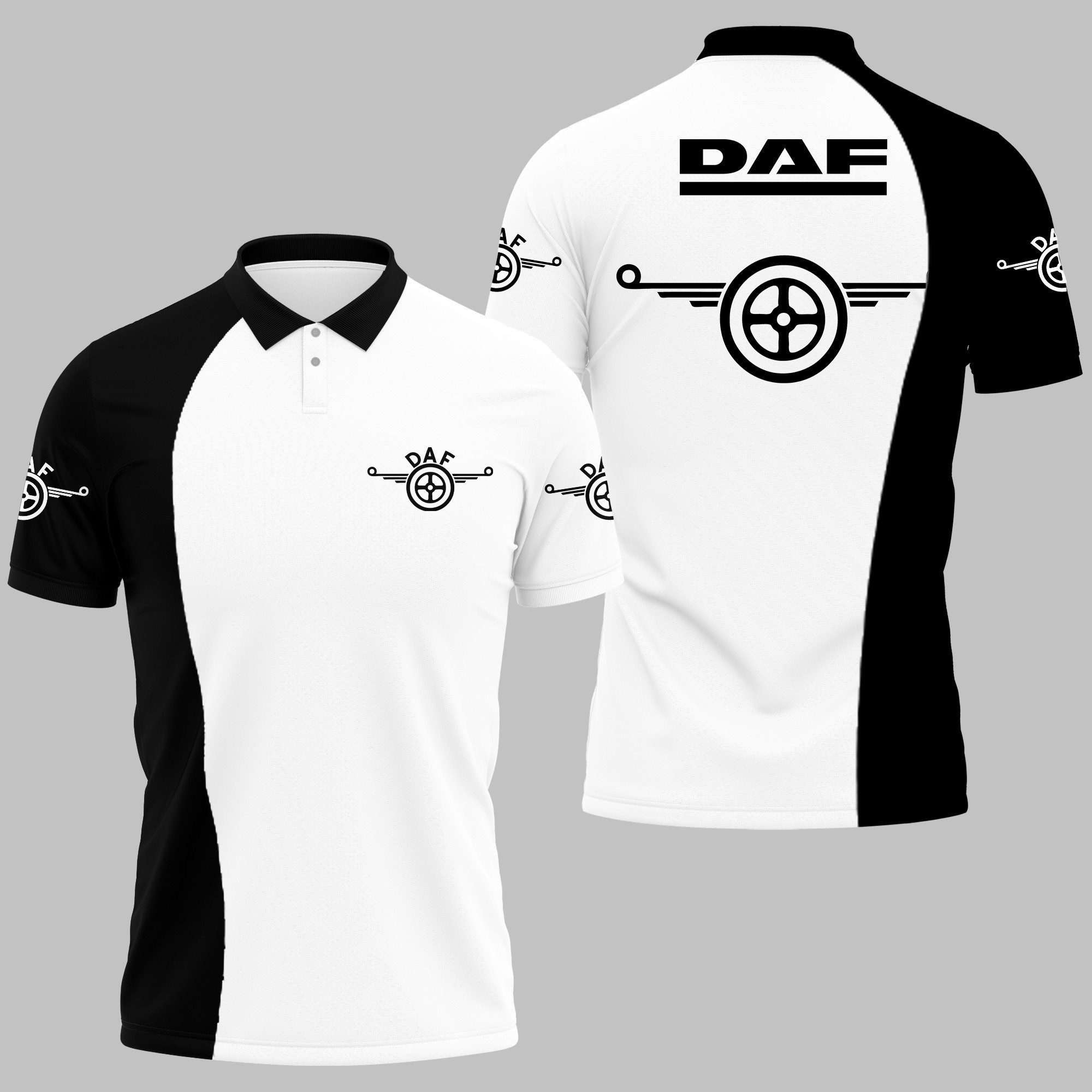 DAF TRUCKS POLO SHIRT V02