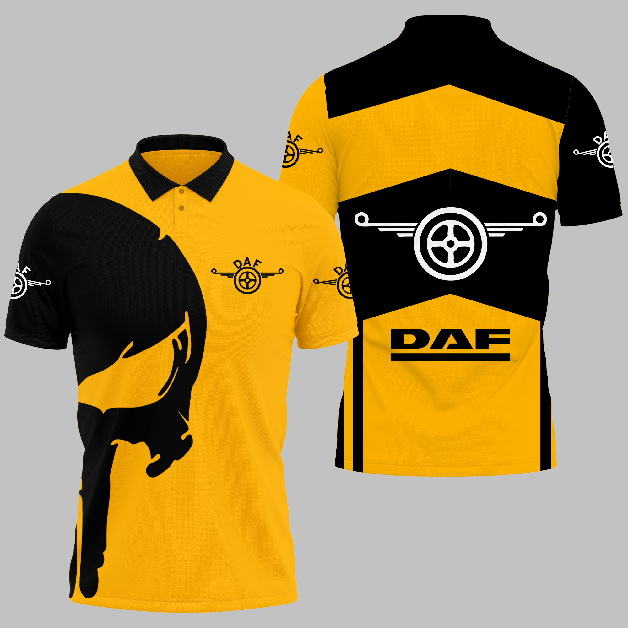DAF TRUCKS POLO SHIRT V05 - Famjoys DAF TRUCKS POLO SHIRT V05 - Famjoys