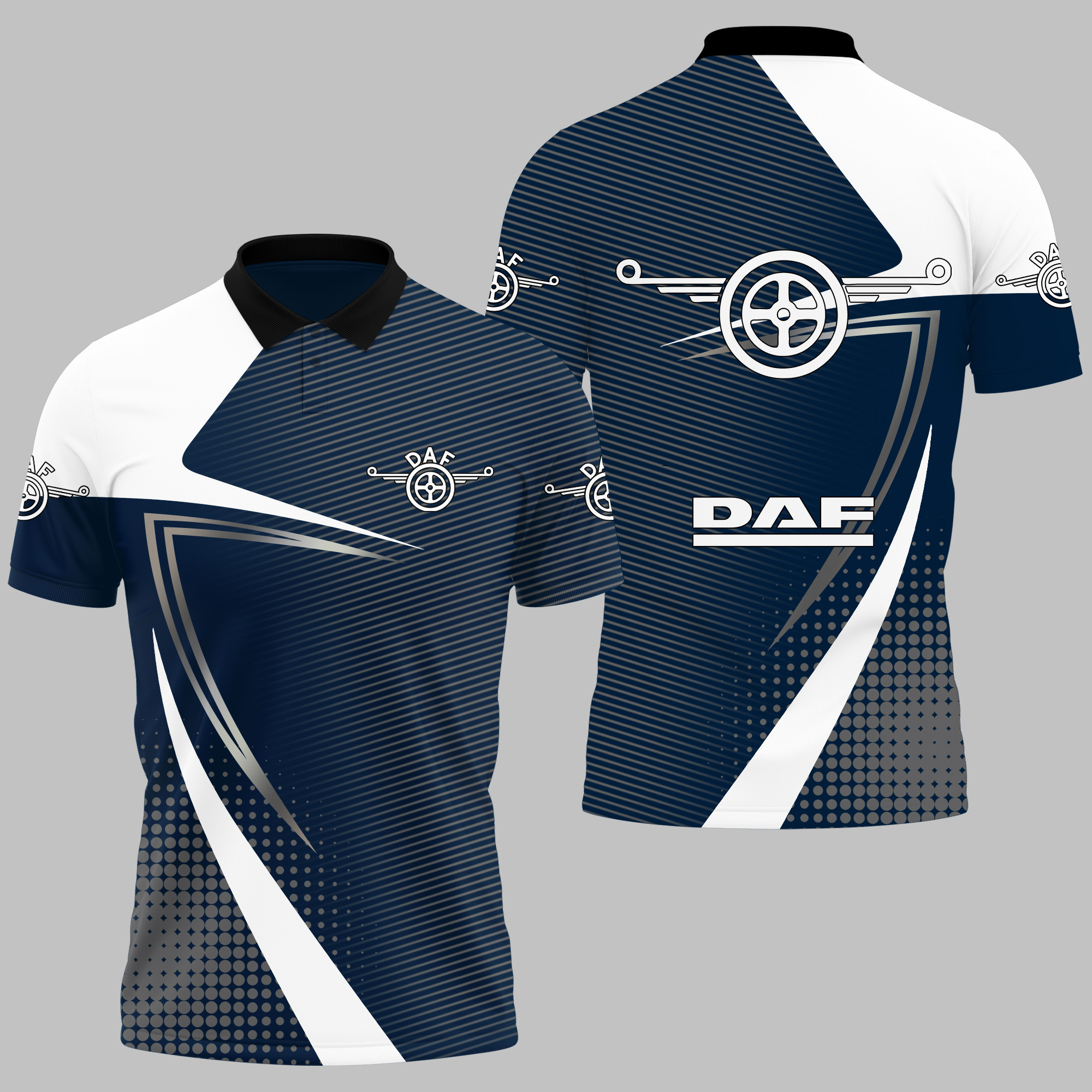 DAF TRUCKS POLO SHIRT V06 - Famjoys DAF TRUCKS POLO SHIRT V06 - Famjoys