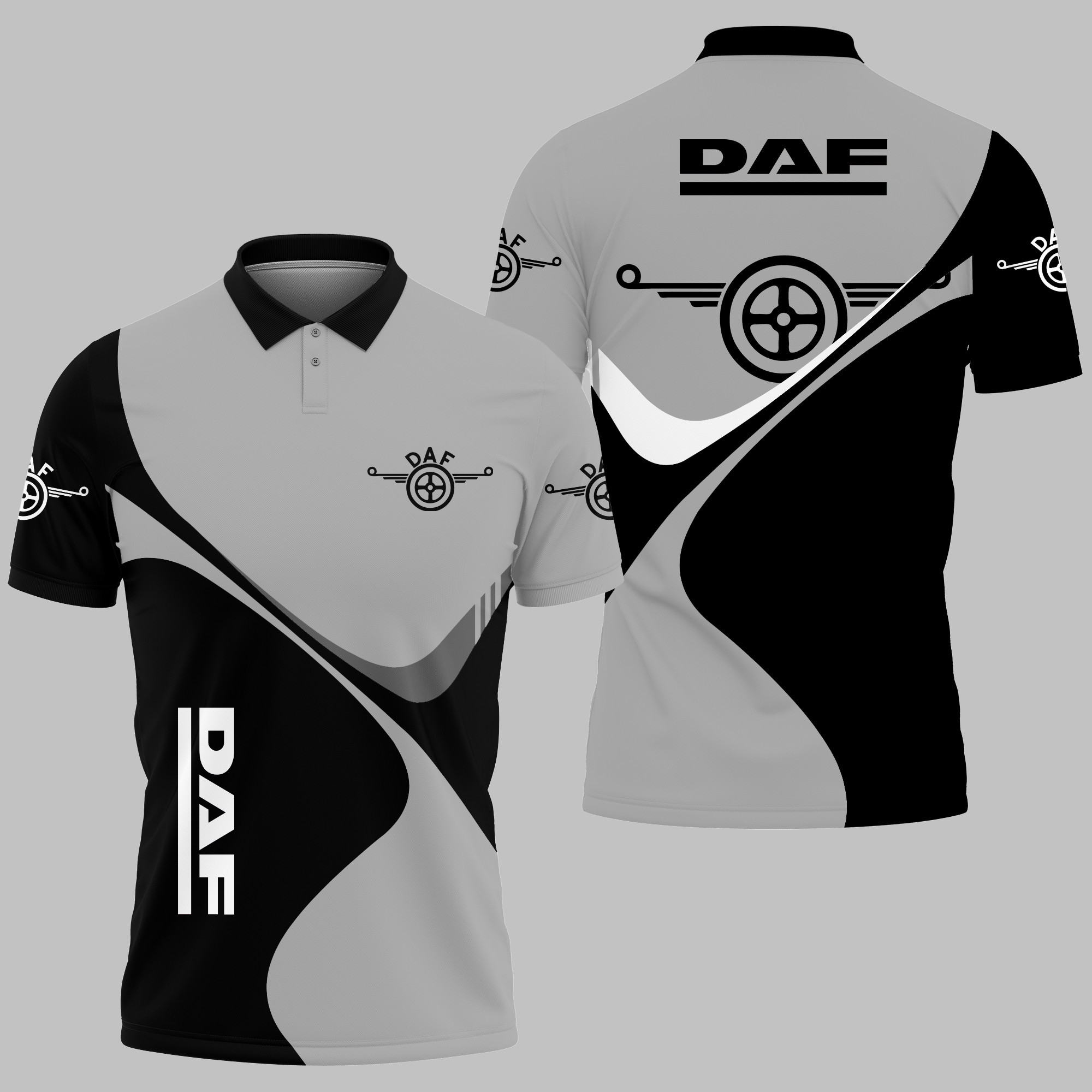 DAF TRUCKS POLO SHIRT V07 - Famjoys DAF TRUCKS POLO SHIRT V07 - Famjoys
