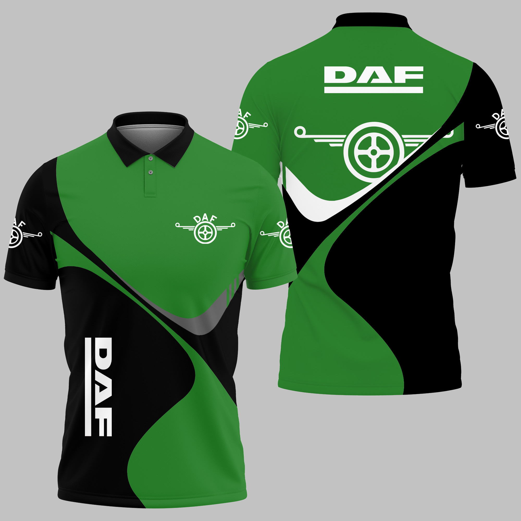 DAF TRUCKS POLO SHIRT V07 - Famjoys DAF TRUCKS POLO SHIRT V07 - Famjoys