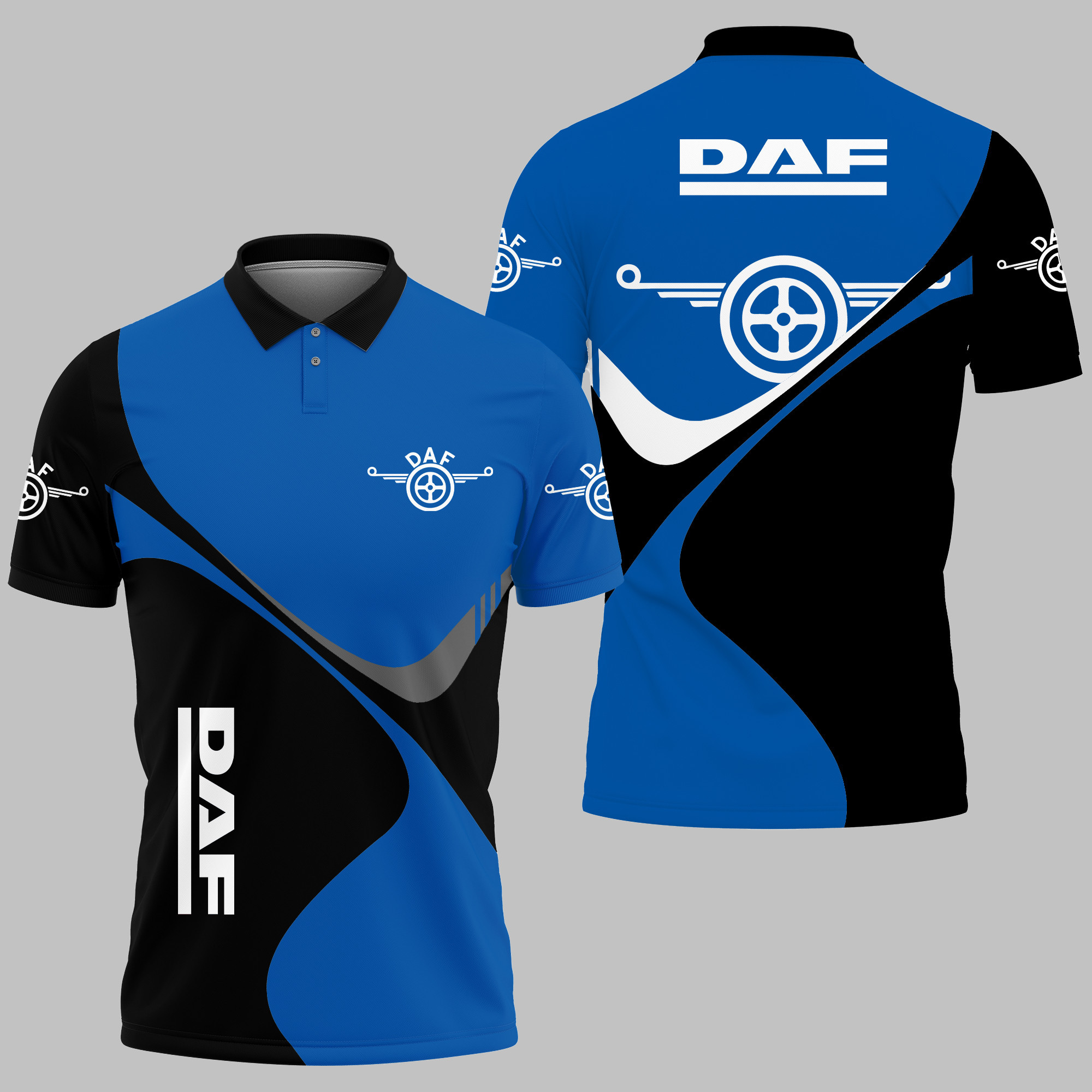 DAF TRUCKS POLO SHIRT V07 - Famjoys DAF TRUCKS POLO SHIRT V07 - Famjoys