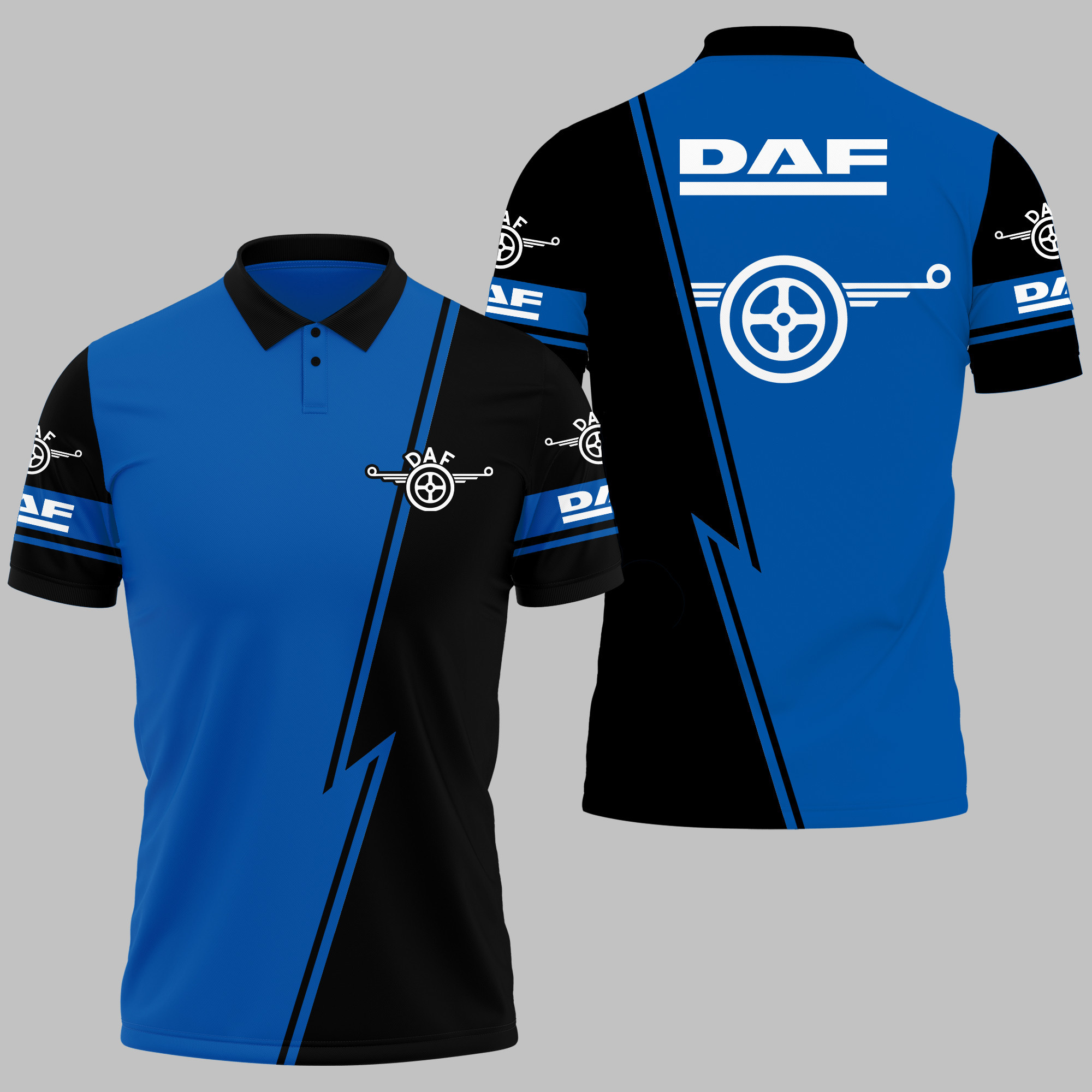 DAF TRUCKS POLO SHIRT V09 - Famjoys DAF TRUCKS POLO SHIRT V09 - Famjoys