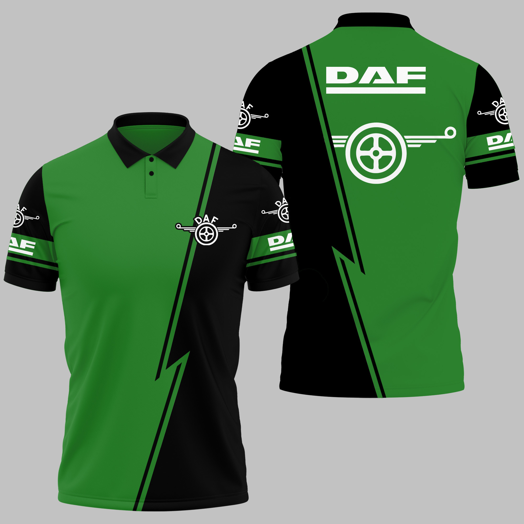 DAF TRUCKS POLO SHIRT V09 - Famjoys DAF TRUCKS POLO SHIRT V09 - Famjoys