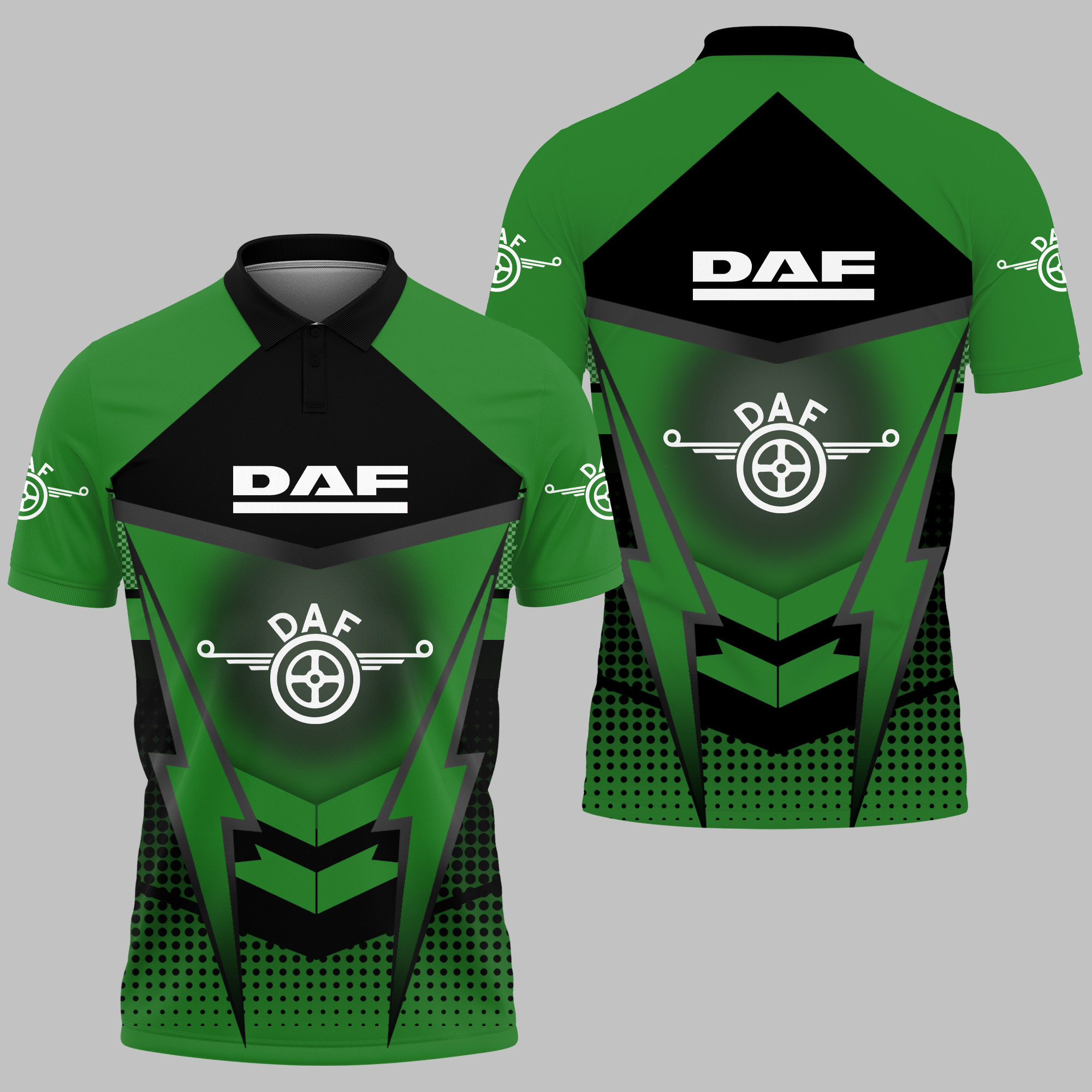 DAF TRUCKS POLO SHIRT V11 - Famjoys DAF TRUCKS POLO SHIRT V11 - Famjoys