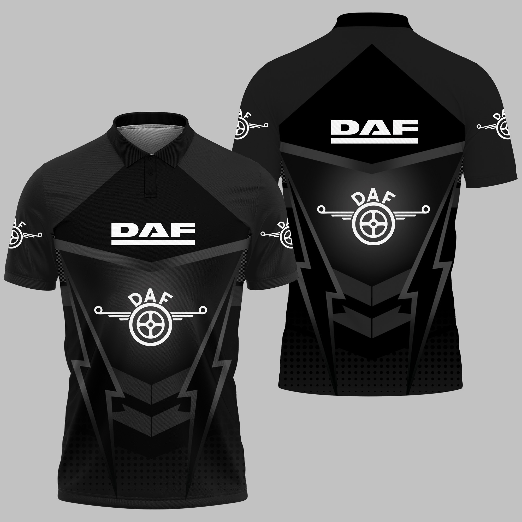 DAF TRUCKS POLO SHIRT V11 - Famjoys DAF TRUCKS POLO SHIRT V11 - Famjoys