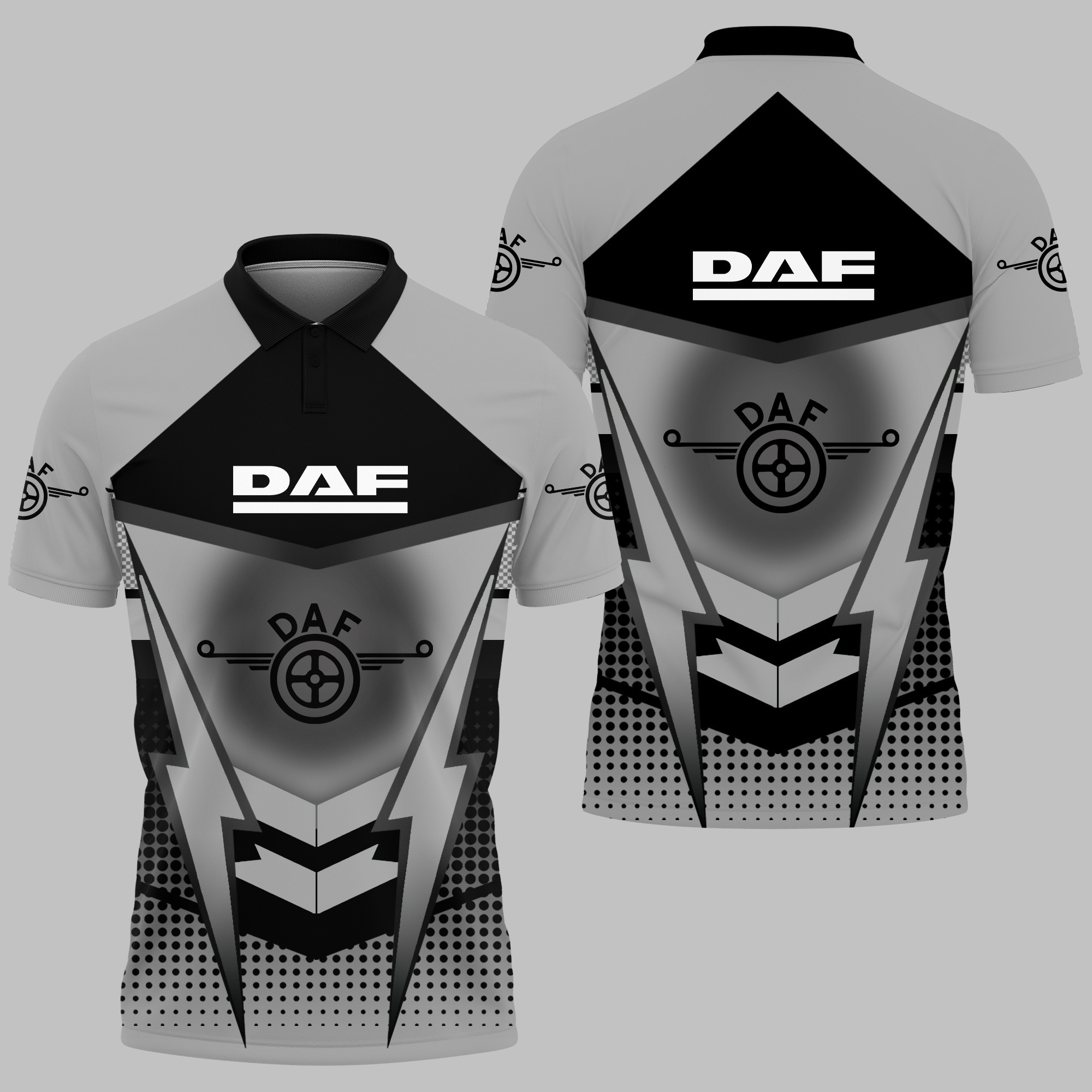 DAF TRUCKS POLO SHIRT V11 - Famjoys DAF TRUCKS POLO SHIRT V11 - Famjoys