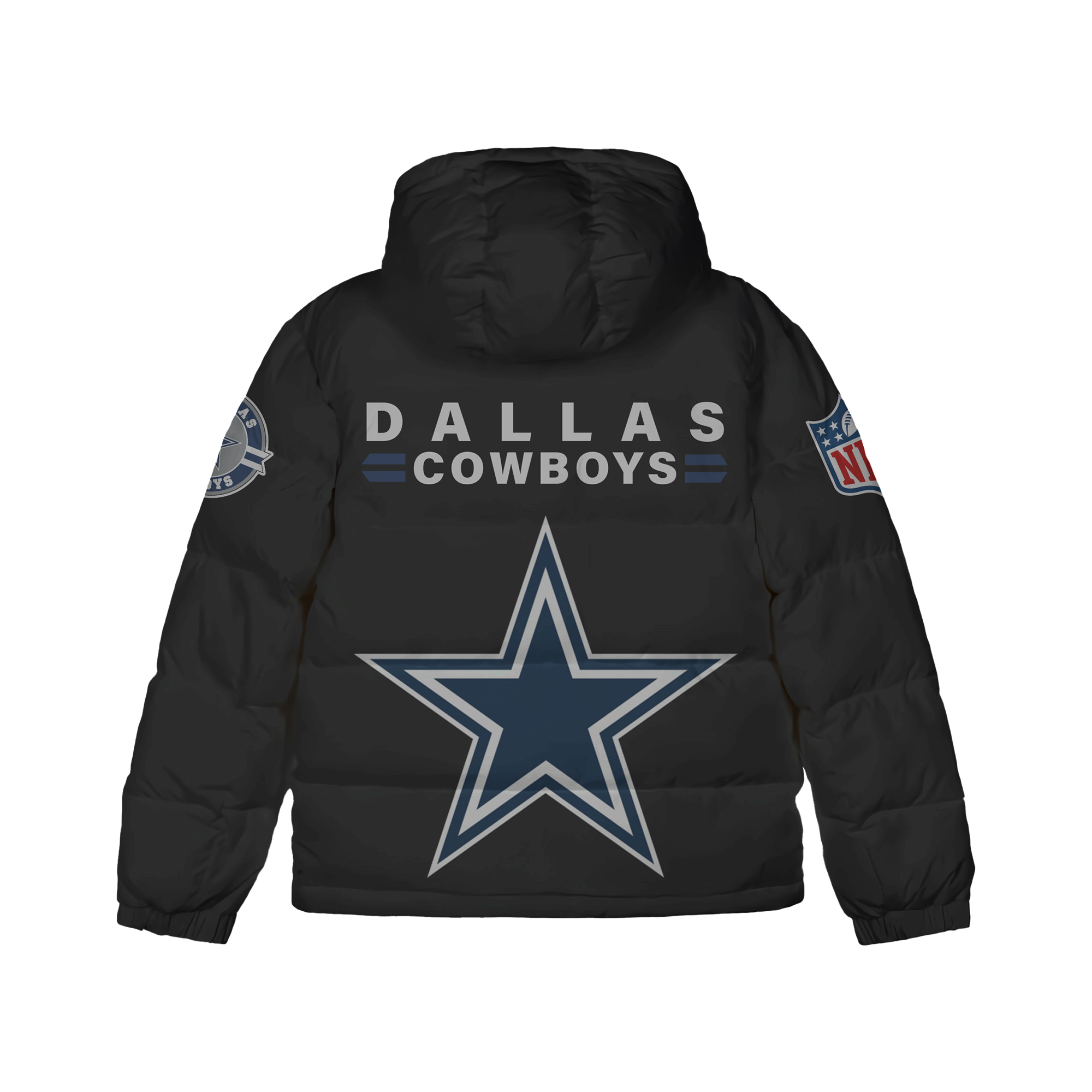 Dallas Cowboy 3D DOWN JACKET - Famjoys Dallas Cowboy 3D DOWN JACKET - Famjoys
