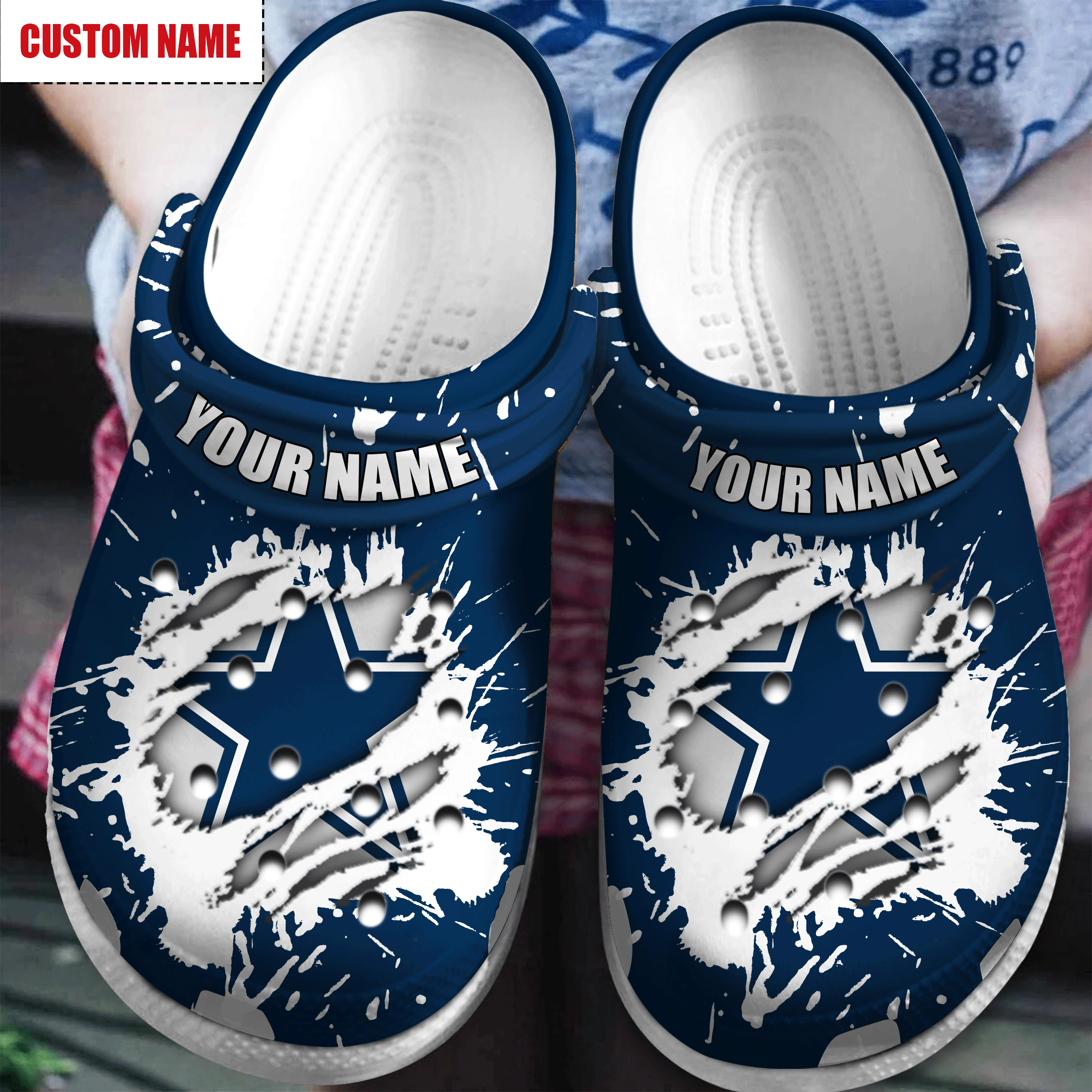 Dallas Cowboy CROCS